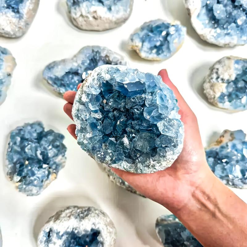 Large Lapis Lazuli Crystal Cluster 1.3 KG Bohemian Style