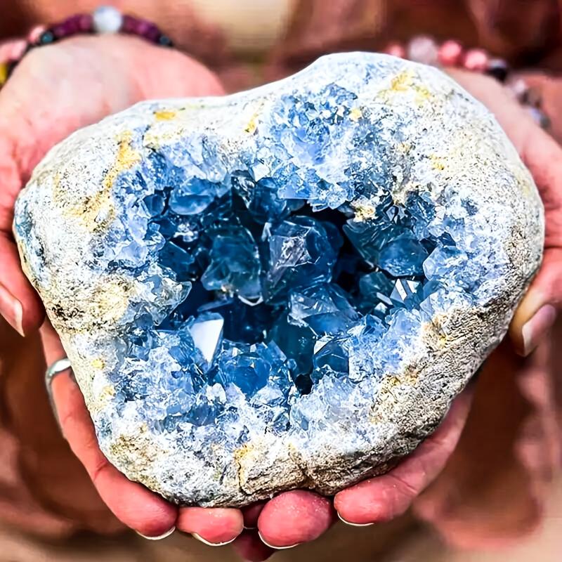 Large Lapis Lazuli Crystal Cluster 1.3 KG Bohemian Style
