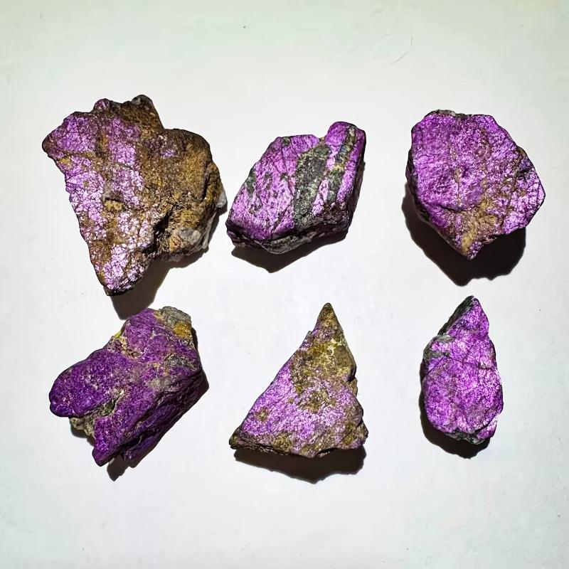 Rare Purpurite Crystal Raw Stone Specimen Quartz Collectible