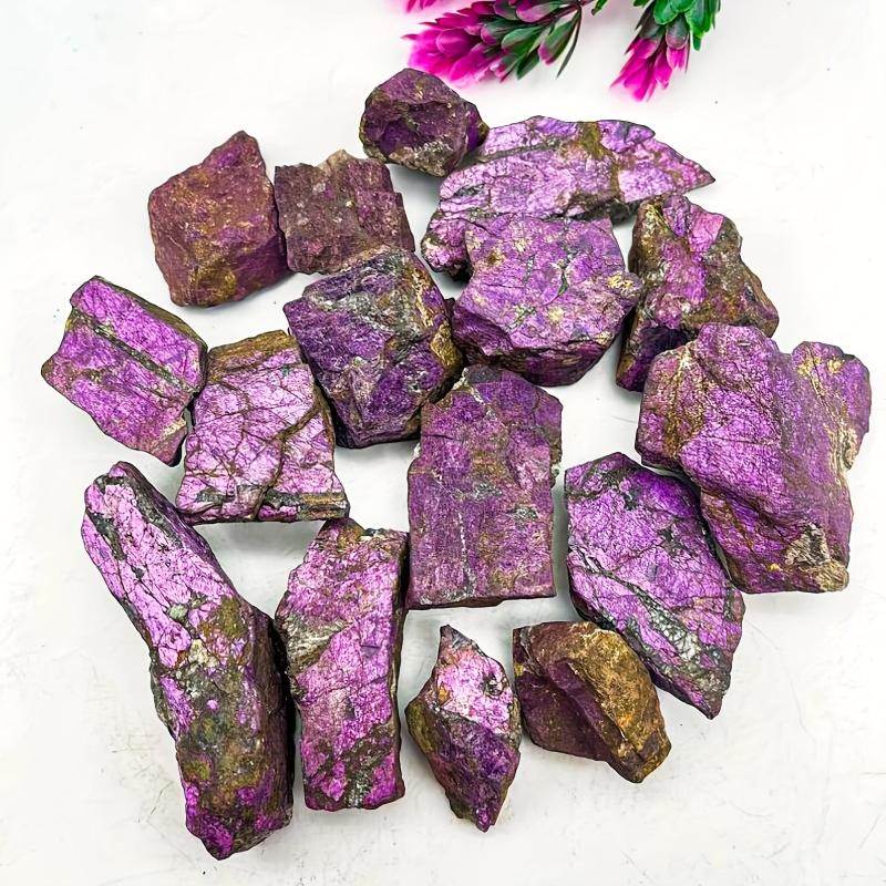 Rare Purpurite Crystal Raw Stone Specimen Quartz Collectible