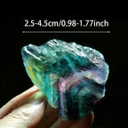 5pcs Rainbow Fluorite Set for DIY Jewelry Natural Stone Home Decor
