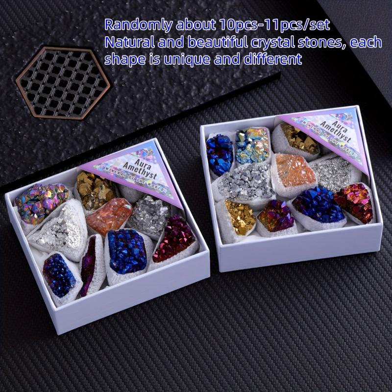 11pcs Crystal Stone Set for Home Decoration
