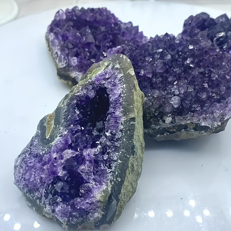 Brazilian Crystal Cave Rough Stone with Quartz Veins