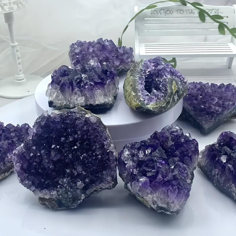 Brazilian Crystal Cave Rough Stone with Quartz Veins