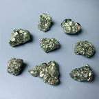 Pyrite Mineral Stones Golden Luster Crystal Decor Seven Chakra DIY Crafts