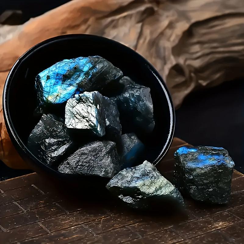 100g 200g Natural Fluorite & Elongite Raw Stones