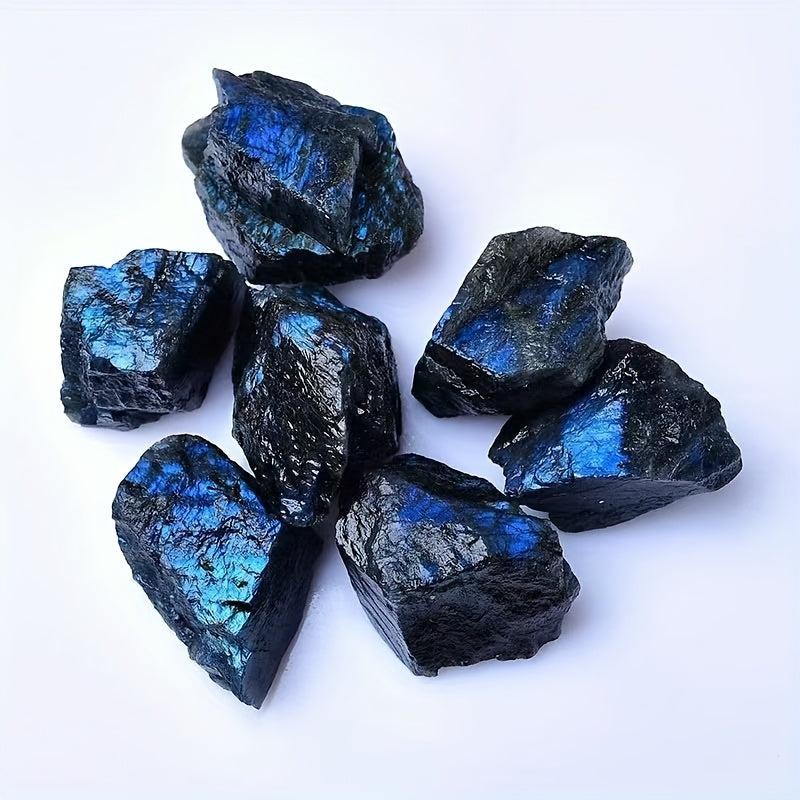 100g 200g Natural Fluorite & Elongite Raw Stones