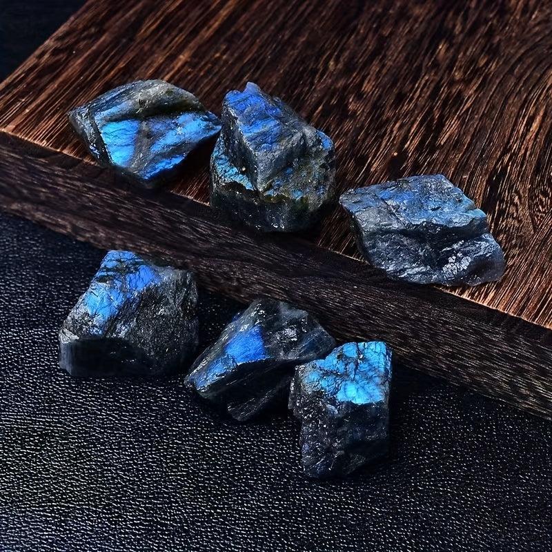 100g 200g Natural Fluorite & Elongite Raw Stones