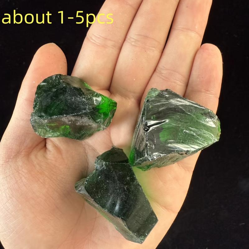 120g Multicolor Smelted Quartz Crystals DIY Decorative Glass