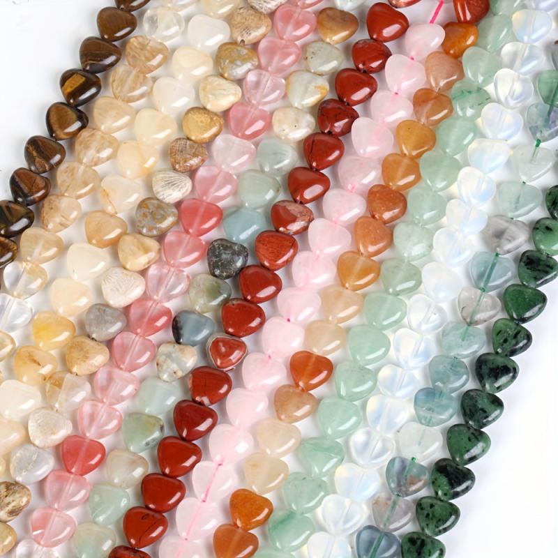 10mm Rose Quartz Lapis Lazuli Amazonite Loose Spacer Beads