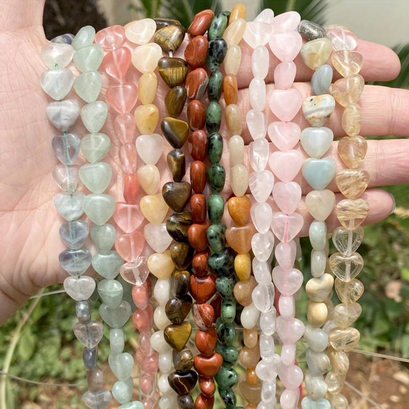 10mm Rose Quartz Lapis Lazuli Amazonite Loose Spacer Beads