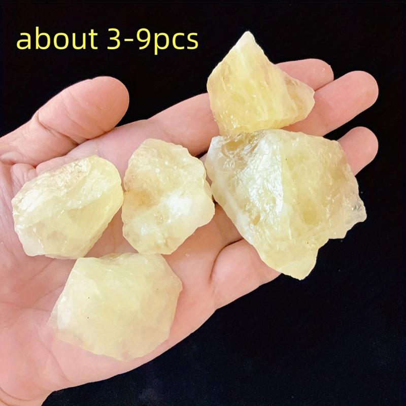 Natural Yellow Citrine Geodes 220g Home Decor Aquarium Jewelry Making