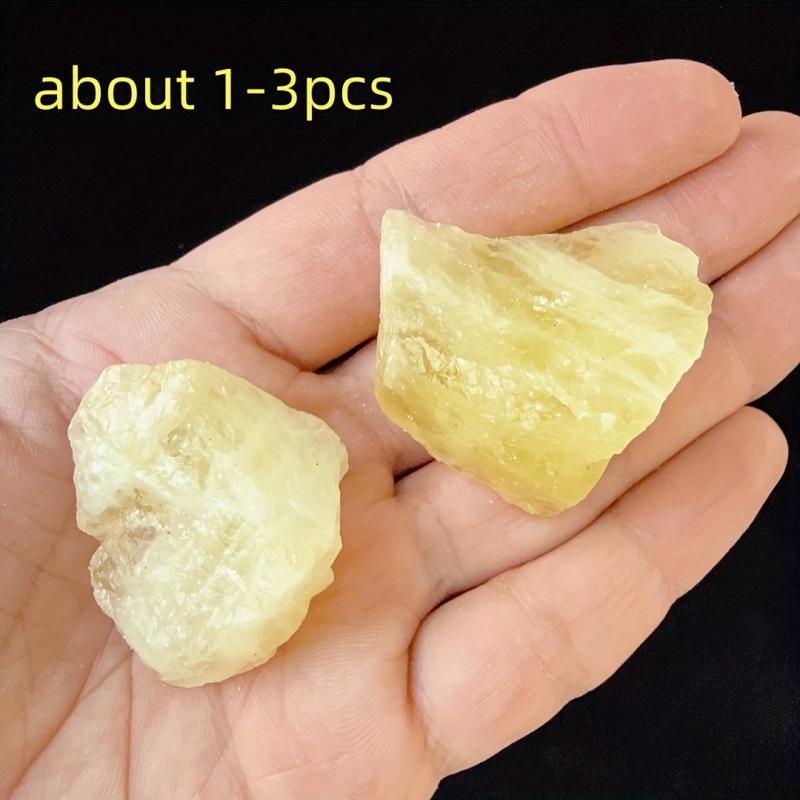 Natural Yellow Citrine Geodes 220g Home Decor Aquarium Jewelry Making