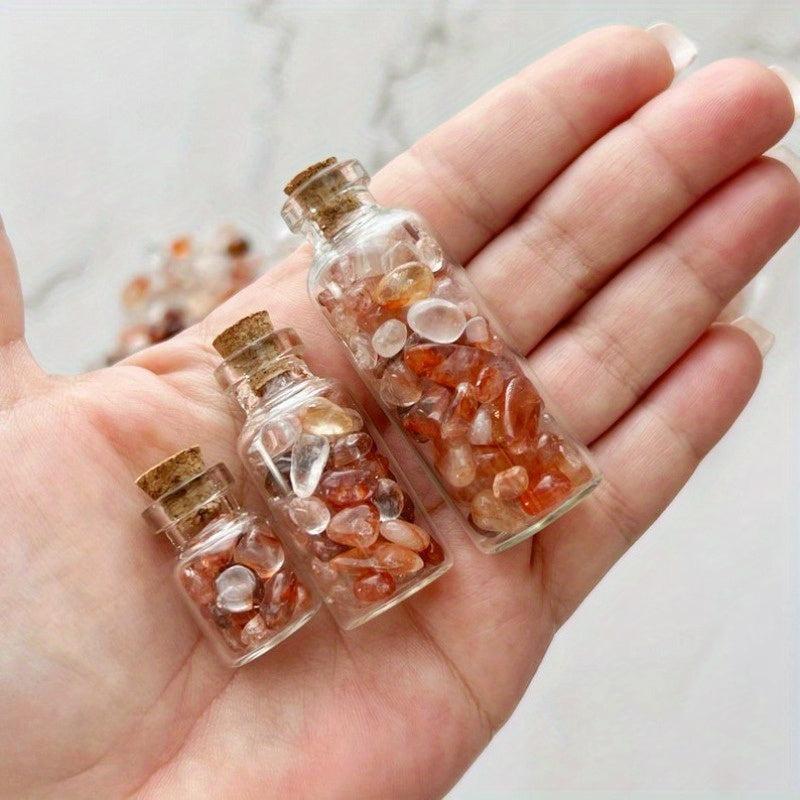 Fire Quartz Chips Mini Crushed Gravel Stones for Crafts & Home Decor