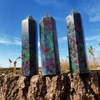 Collectable Kyanite Single Tip Hexagonal Prism Crystal Tower Obelisk