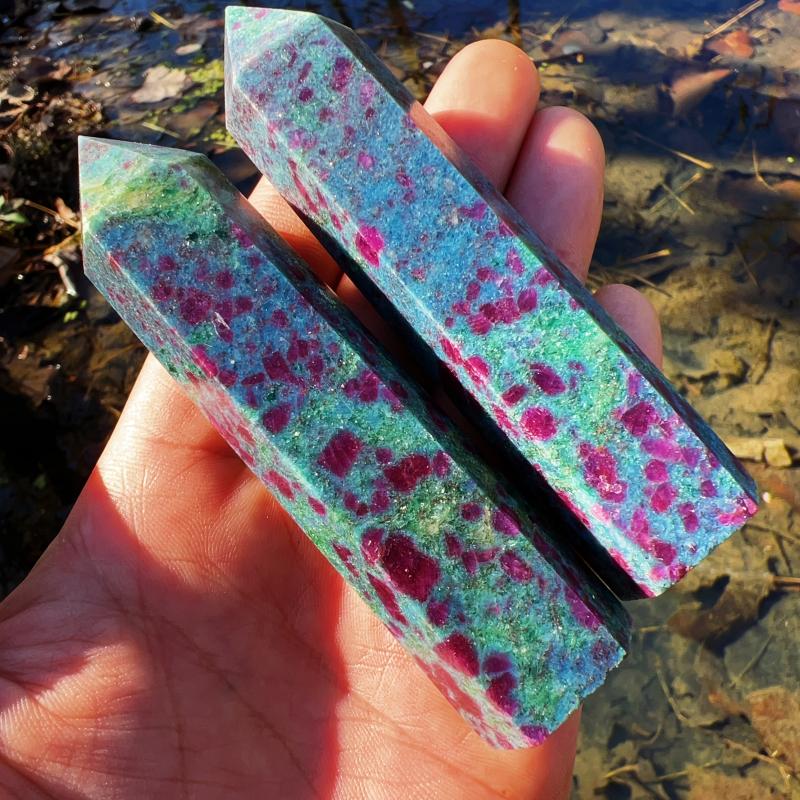 Collectable Kyanite Single Tip Hexagonal Prism Crystal Tower Obelisk