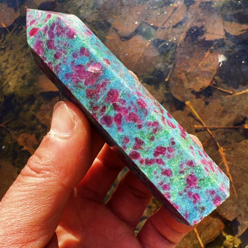 Collectable Kyanite Single Tip Hexagonal Prism Crystal Tower Obelisk