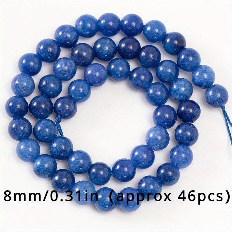 XULIN 6 8 10mm Dark Kyanite Beads Natural Stone Round Spacer Beads