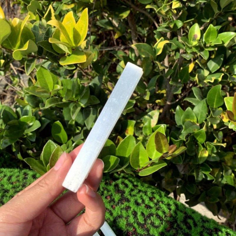 Natural Selenite Wand for Healing Chakra Balancing