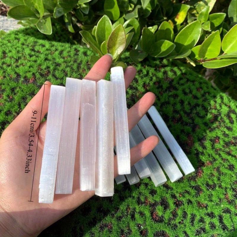 Natural Selenite Wand for Healing Chakra Balancing