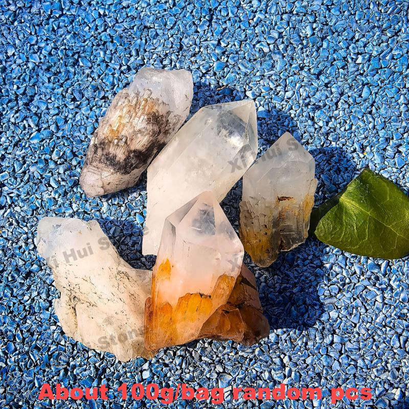 Natural Clear Quartz Crystal Teeth Raw Unpolished DIY Gemstones