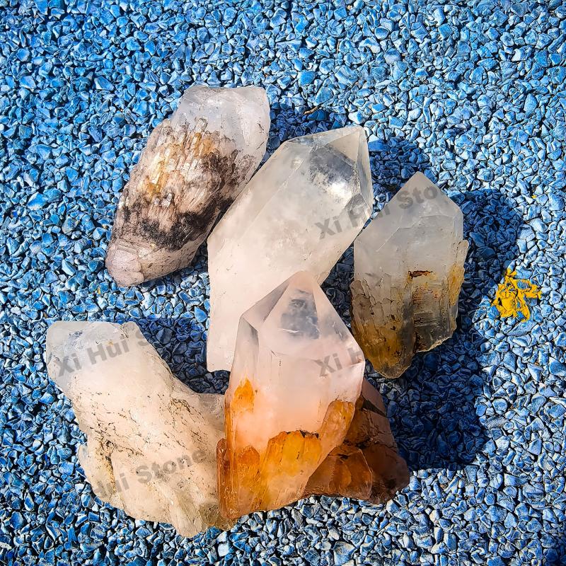 Natural Clear Quartz Crystal Teeth Raw Unpolished DIY Gemstones