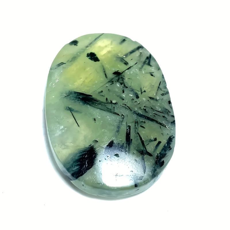 Prehnite Crystal Palm Stone - Vibrant Green Pocket Stone