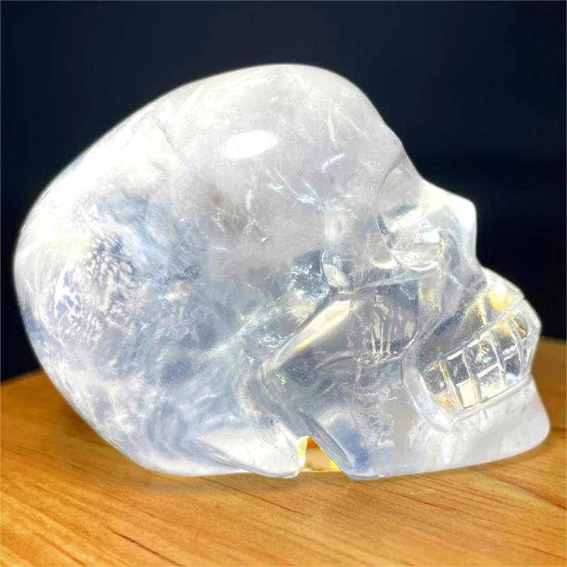 Natural Clear Quartz Crystal Skull 4.98-5 Bohemian Style Hand Picked Unique