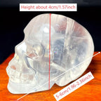 Natural Clear Quartz Crystal Skull 4.98-5 Bohemian Style Hand Picked Unique