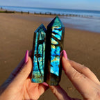 Labradorite Tower Single Point Column Home Decor