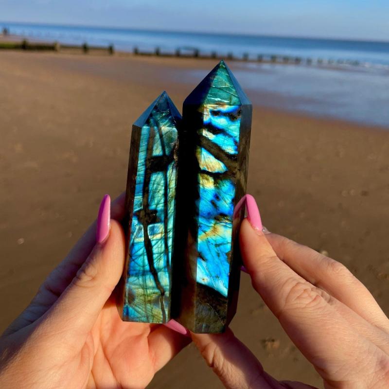 Labradorite Tower Single Point Column Home Decor