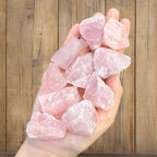 10pcs Rose Quartz Rough Stones Fish Tank Vase Gravel Gemstones