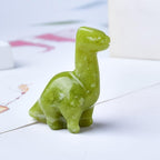 Funaya 1pc Natural Stone Dinosaur Statue, Polished Holiday Decor