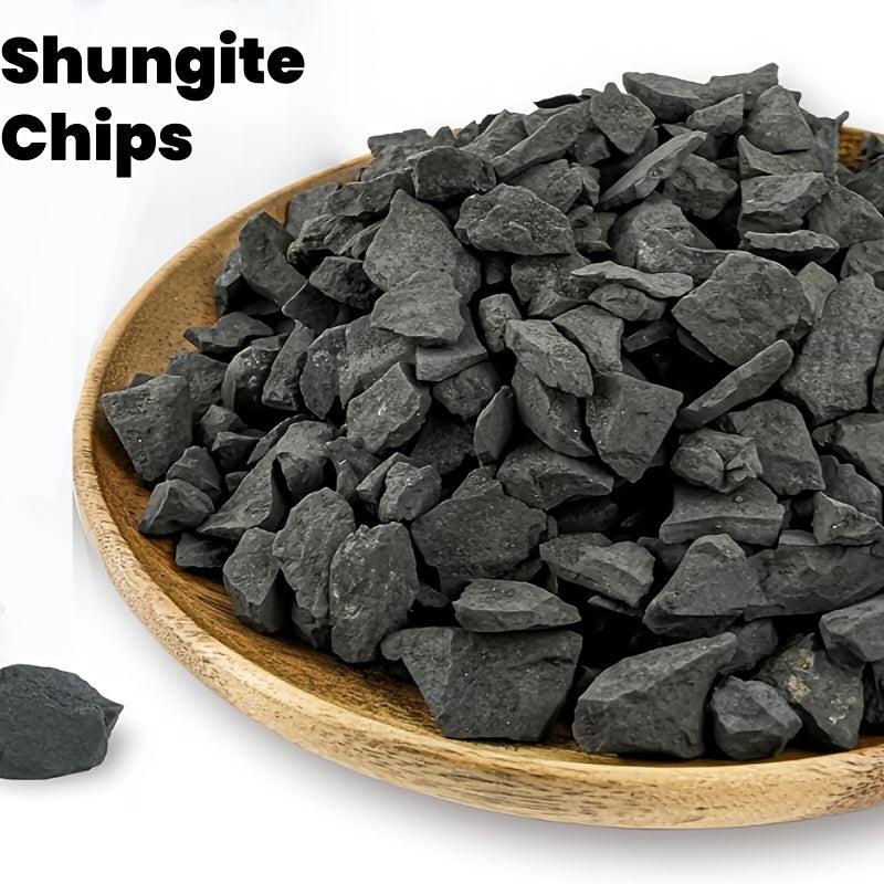 Shungite Polished Stone for Home Decor & Fish Tanks