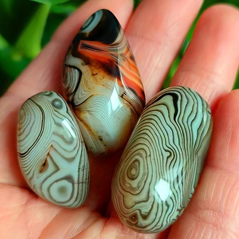 Natural Agate Polishing Stone for Decoration, 500g