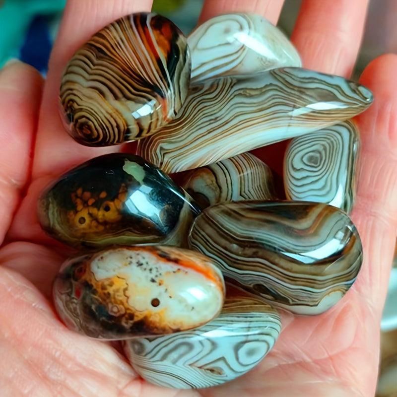 Natural Agate Polishing Stone for Decoration, 500g