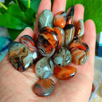 Natural Agate Polishing Stone for Decoration, 500g
