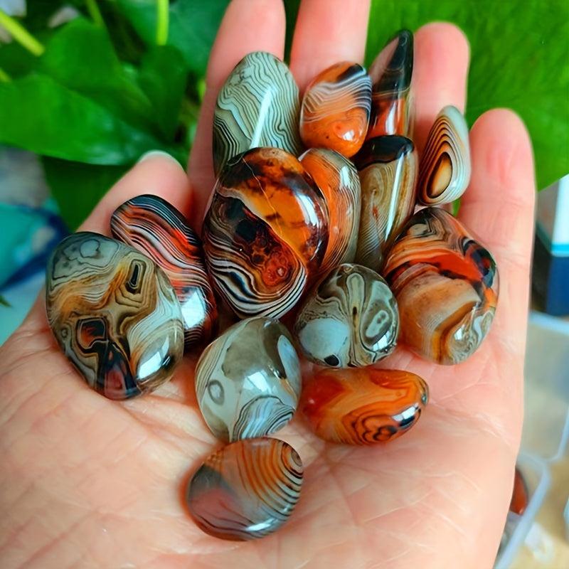 Natural Agate Polishing Stone for Decoration, 500g