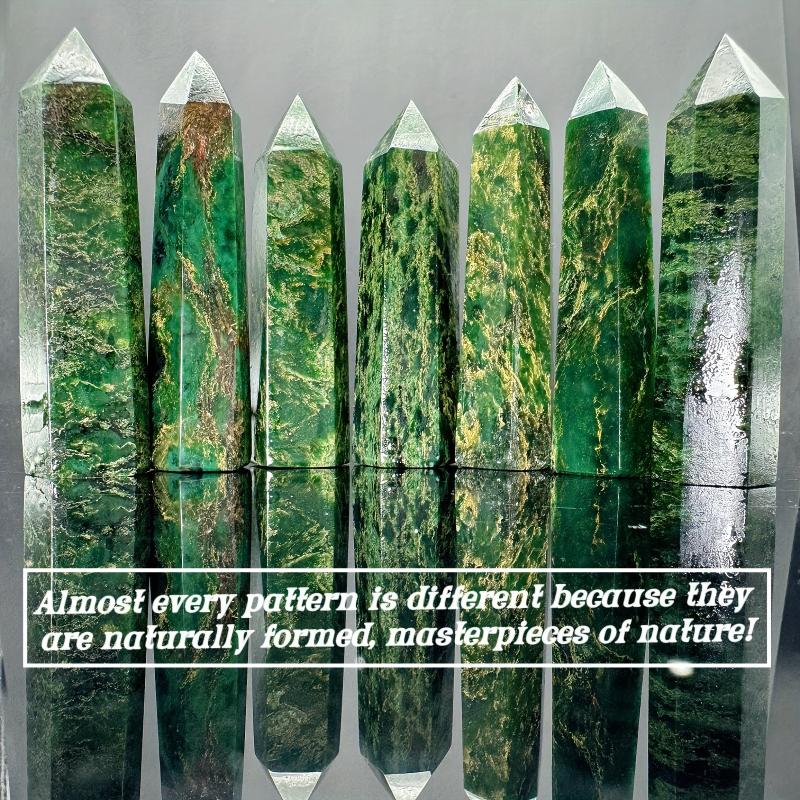 Peacock Green Single Pointed Column for Desktop Decoration