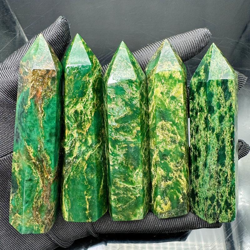 Peacock Green Single Pointed Column for Desktop Decoration