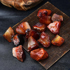 Natural Red Agate Raw Stone Unpolished for Decor & Jewelry Making