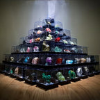 Rare Caribbean Crystal Fluorite Rawstone Box - Home Office Decoration