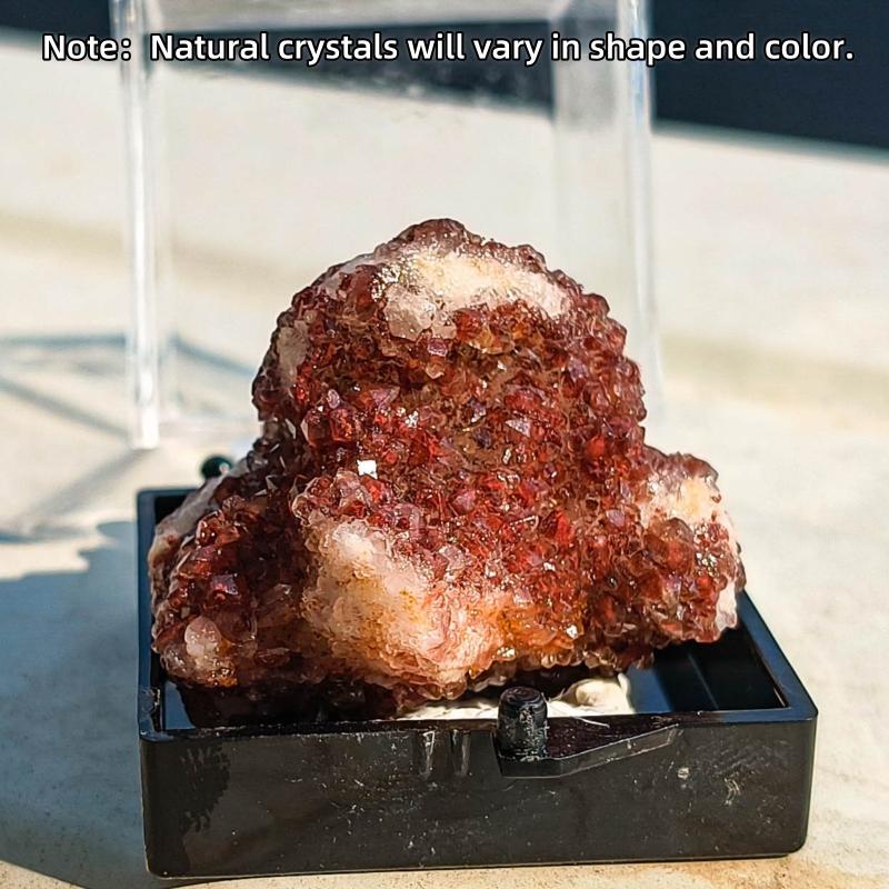 Rare Caribbean Crystal Fluorite Rawstone Box - Home Office Decoration