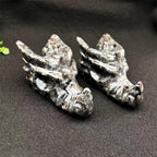 Hand Carved Yooperlite Dragon Skull Crystal Stone Boho Decor