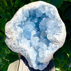 Natural Celestite Crystal Cluster Rough Stone Bohemian Style Home Decor