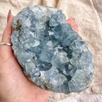Natural Celestite Crystal Cluster Rough Stone Bohemian Style Home Decor
