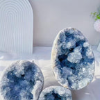 Natural Celestite Crystal Cluster Rough Stone Bohemian Style Home Decor