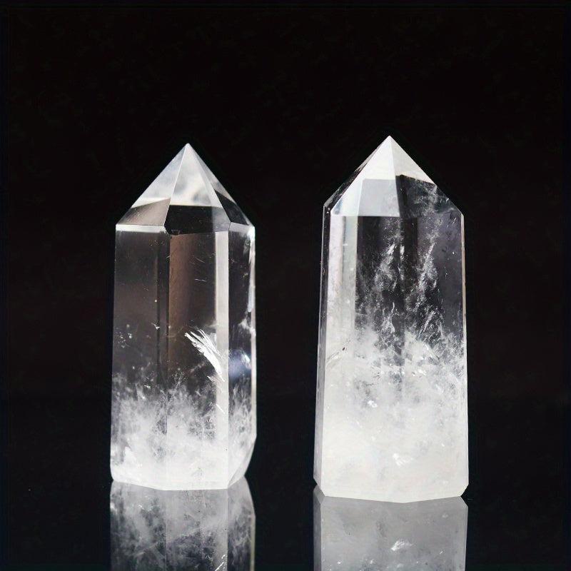 Clear Quartz Crystal Point Large Size Natural Polished Chunks
