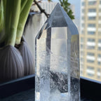 Clear Quartz Crystal Point Large Size Natural Polished Chunks