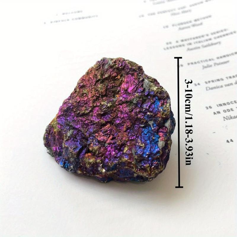 Rare Colorful Natural Bornite Specimen with Chalcopyrite & Malachite Crystals